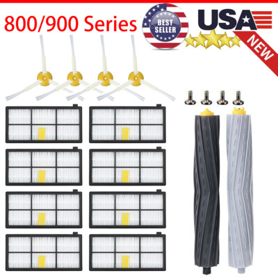 For iRobot Roomba Brush Filters 800 900 Part Kit 880 890 960 980 Vacuum