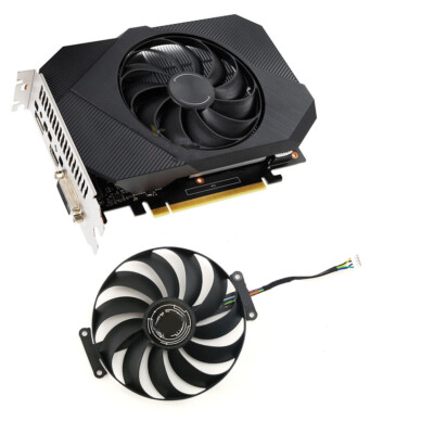 For   GTX1650 PHOENIX P OC ITX Graphics Card Cooling Fan PLD10010S12HH #E3