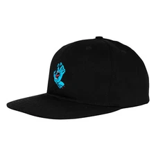 Santa Cruz Skateboard Hat Screaming Hand Snapback Black
