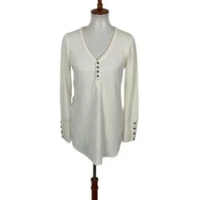 Chaser Thermal Long Sleeve Top White Medium Layering Casual