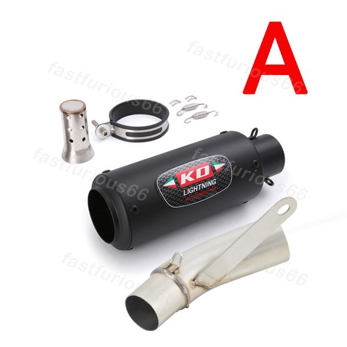 Mid Exhaust Muffler Pipe 51MM Tips Tube For QJMOTOR QJ800GS-G SRK800RR 2023-2024 - Picture 5 of 14