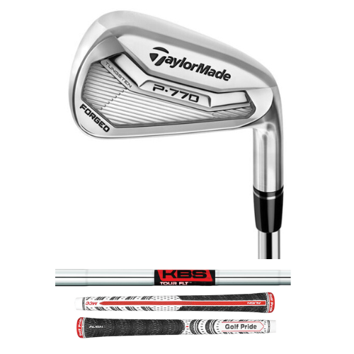 TaylorMade P770 Irons, Steel KBS Tour FLT 120 Stiff Flex | eBay
