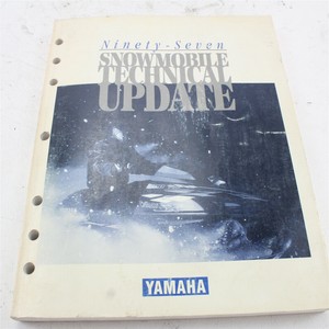 1997 Yamaha Snowmobile Technical Update Factory Manual Book
