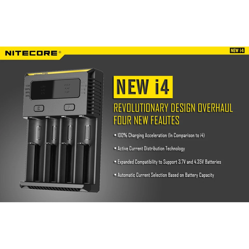 ~NEW~ Nitecore I4 Intellicharger 4-slot Universal Charger - Image 2 of 4
