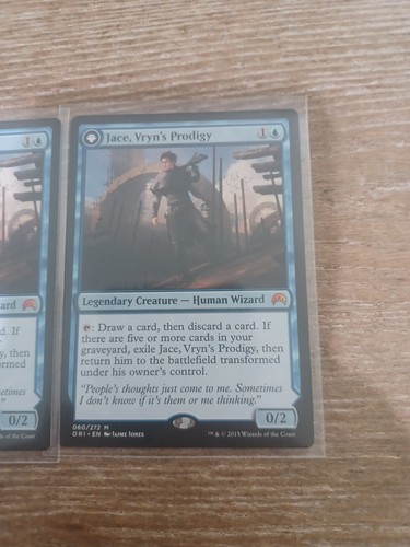 2x Jace, Vryn's Prodigy Magic: the Gathering Magic Origins quasi nuovo - Foto 3 di 6