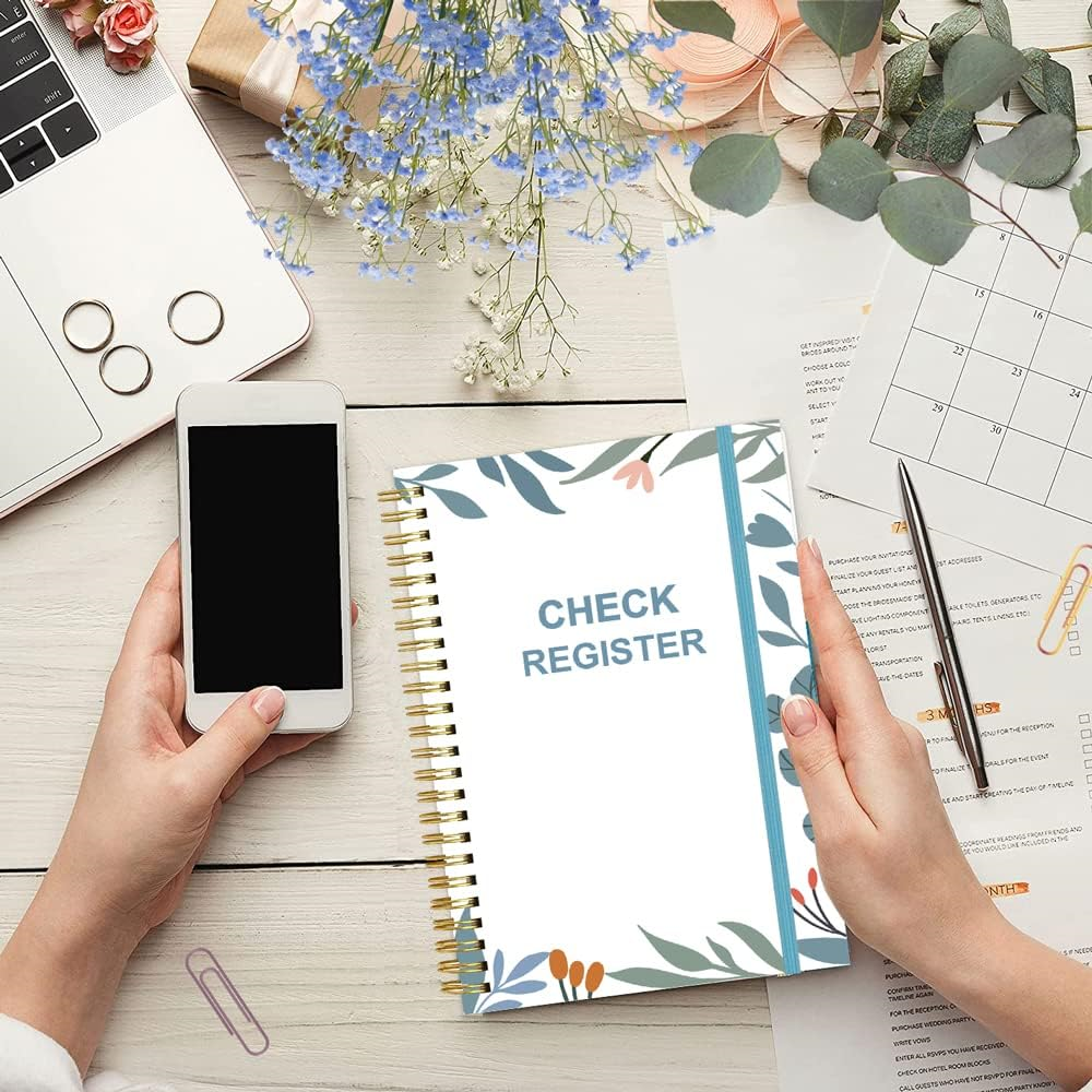 Check Registers A5 Deluxe Checkbook Log Book for Personal Checkbook, Expense eBay