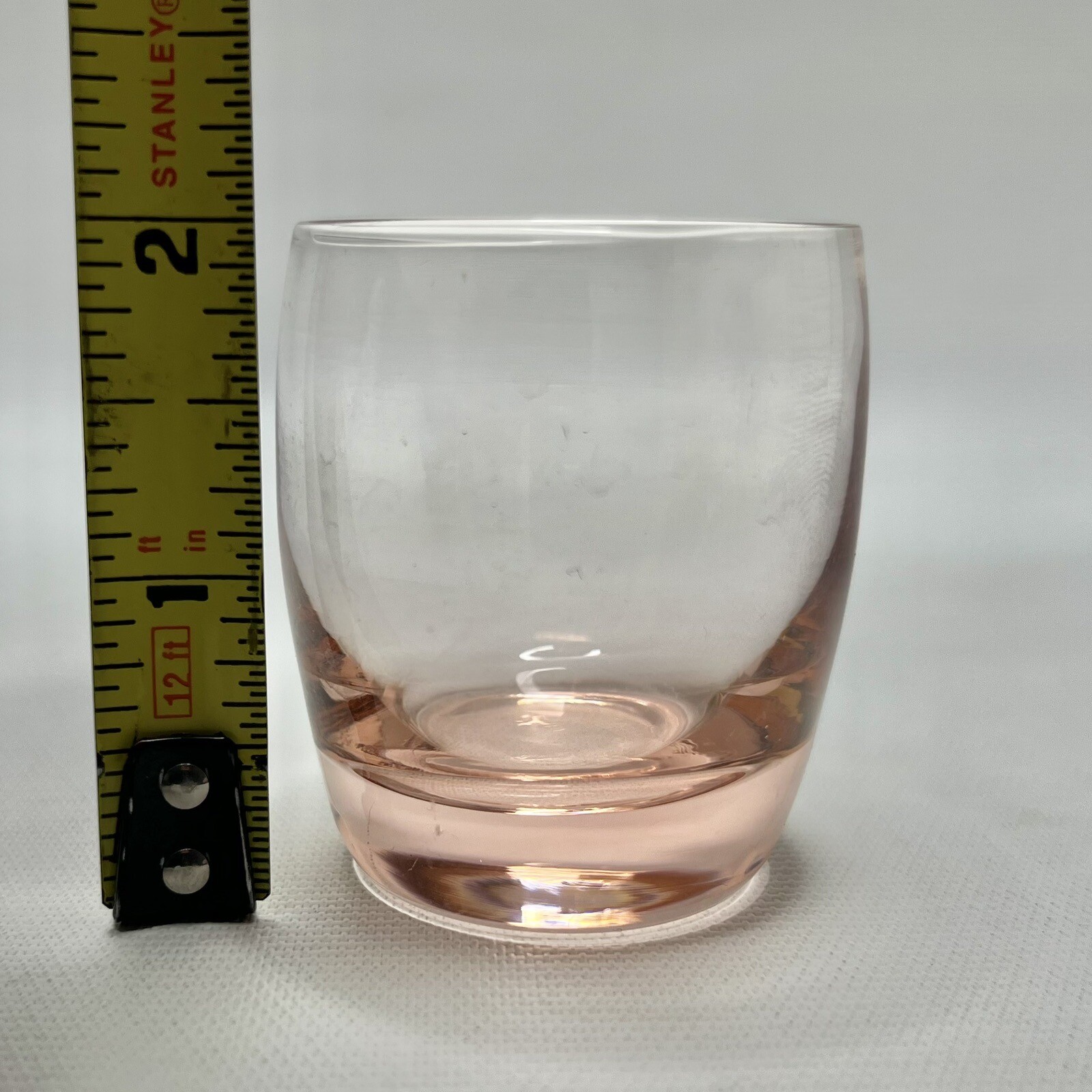 2” Shot Glass Set Lot Of 3 Pink Depression Glass eBay