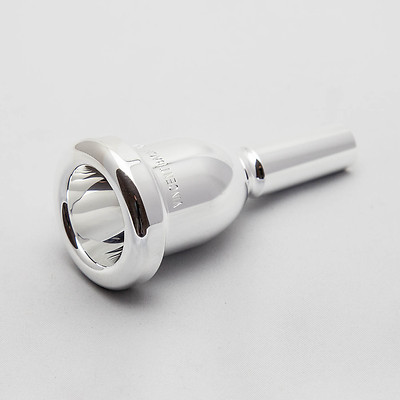 Genuine Bach Silver Megatone Small Shank Trombone Mouthpiece, 6-1/2A NEW!