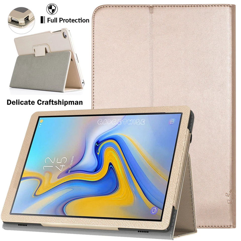 Leather Stand Smart Flip Case Cover Fits Samsung Galaxy Tab A 10.5" SM-T590/T595 - Image 3 of 4