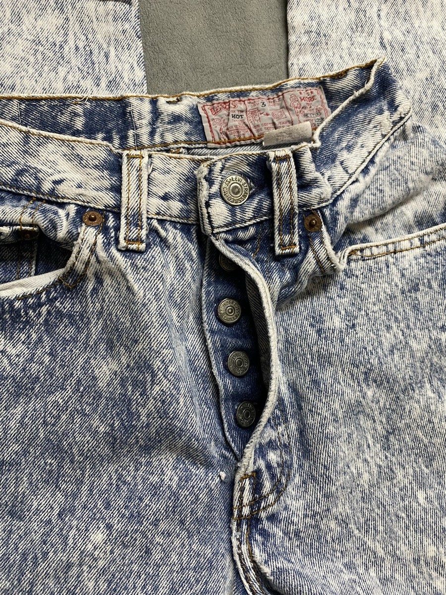 VTG LEVI'S 501 80s 90s Dark Wash Jeans 9 USA Women 26 26501