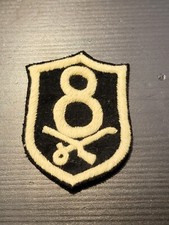Reproduction WW1 US Army 8 Crossed Saber Rifle Hand Embroidered Patch 296