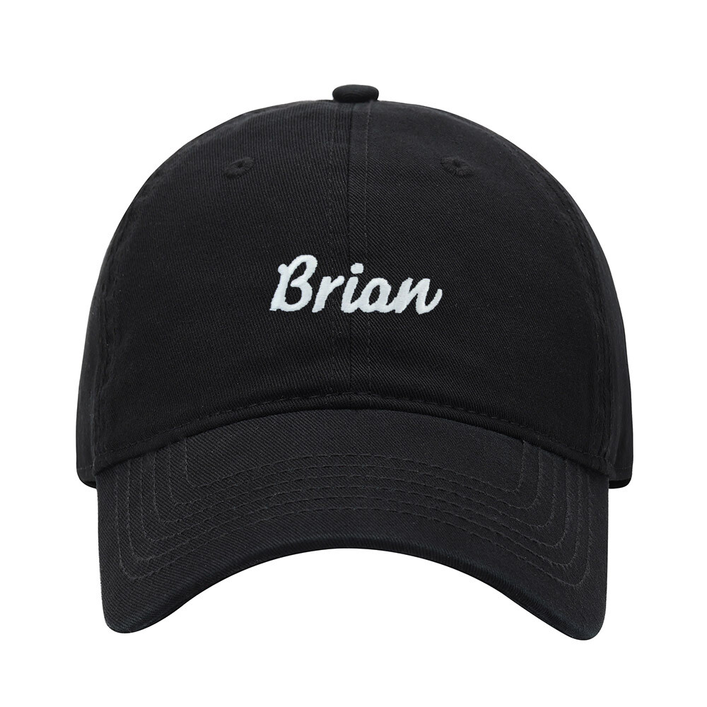 Baseball Cap Men Name Brian Gift Embroidered Washed Cotton Dad Hat Baseball Caps