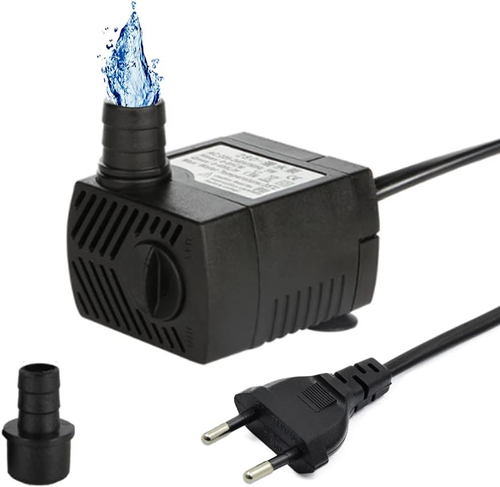 Mini Pompa Acquario 400L/H 5W Pompa Dell'Acqua Sommergibile Silenziosa Pompa per - Foto 8 di 12