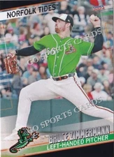 2024 Norfolk Tides Bruce Zimmermann RC Rookie Orioles Minor Card