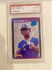1989 DONRUSS #33 KEN GRIFFEY JR. SEATTLE MARINERS ROOKIE CARD PSA 9 MINT