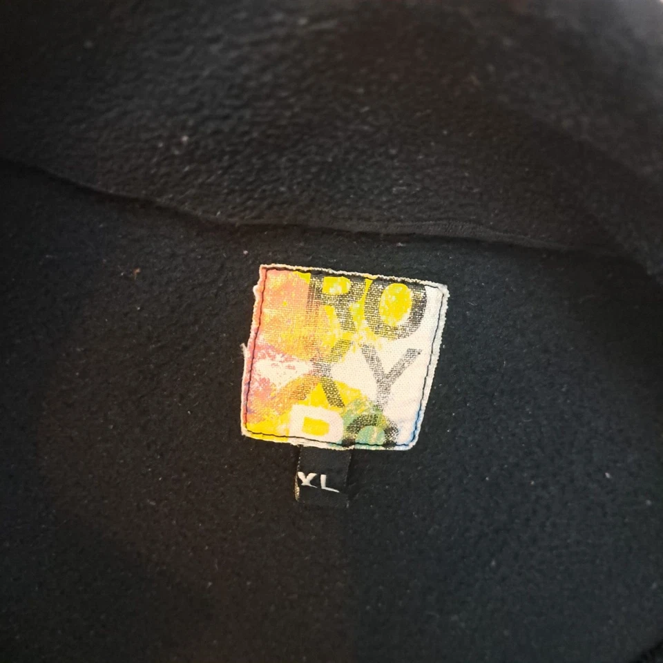 Y2K Roxy womans XL fleece full zip embroidered - Image 3 of 4