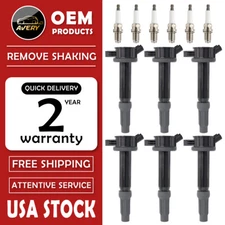 6 Ignition Coil & Spark Plug for Ford Fusion 2009-2012 Ford Escape 3.0L V6 UF486