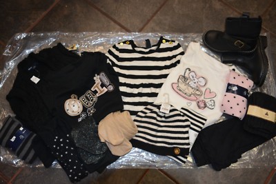 nwt Gap toddler girl  Bleccker tops shirt tights hat sweater  4 5 years 