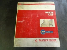 Gardner Denver SCH3500AV Hydra-Trac Drill Carrier with Vickers Parts Manual List