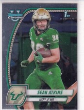 2024 Bowman University Chrome #161 Sean Atkins