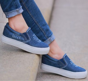 denim loafers womens