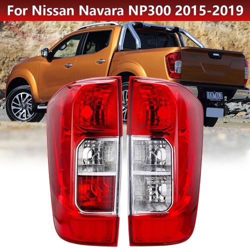 Pair L+R Outer Rear Tail Light Brake Lamps For Nissan Navara NP300 D23 2015-2020