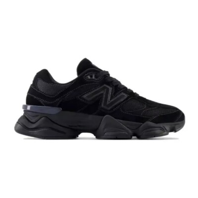 New Balance 9060 Triple Black Shoes Sneakers Running Comfort U9060BPM Man Women