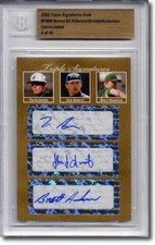 Tim Alderson * JAKE ARRIETA * Brett ANDERSON * Rookie Autograph BGS Auto RC #/10