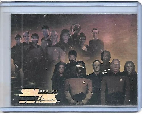 1990s Star Trek Next Generation Hologram Chase Card Set- Your Choice of 14 - Picture 15 of 16