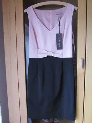 PHASE EIGHT Kleid Etuikleid 8  36 schwarz rosa NEU gekürzt  90cm