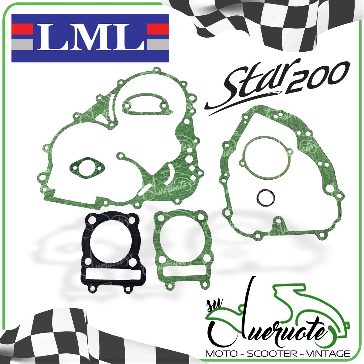 Kit Guarnizioni Motore Per LML 125-150 Star DLX/ Deluxe