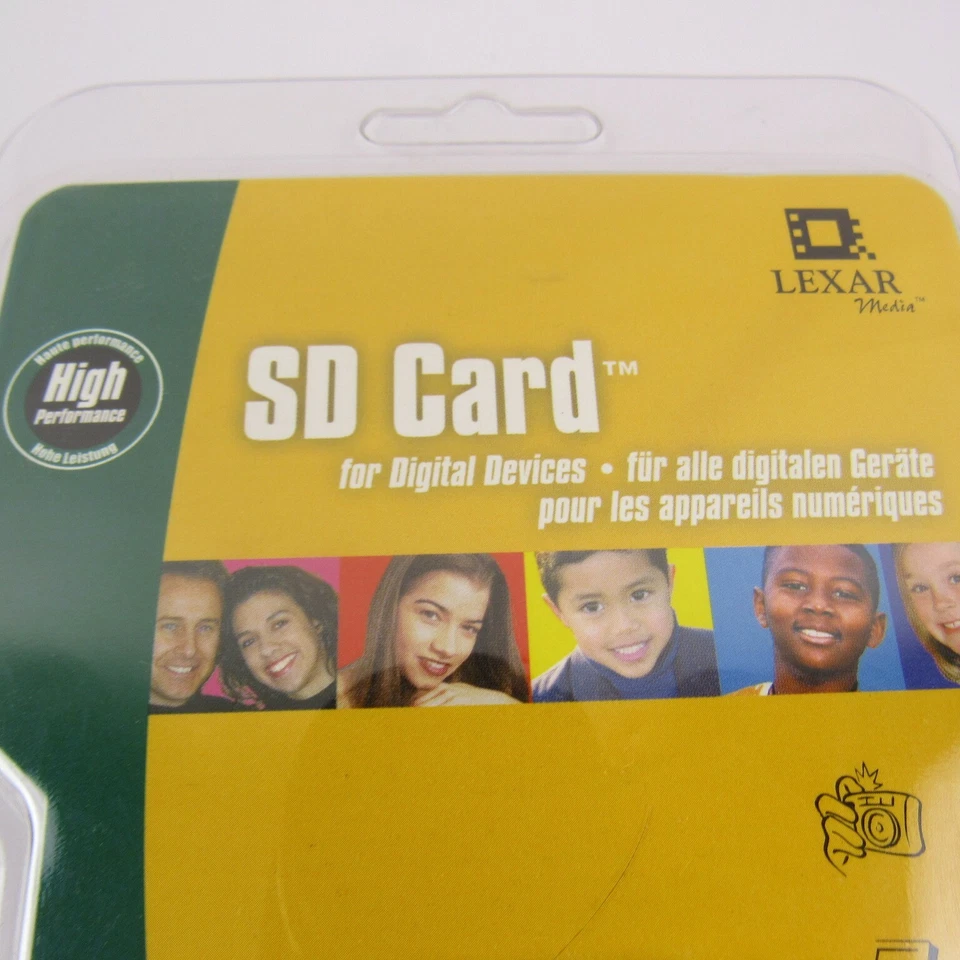 Lexar Media 128MB SD Memory Card High Performance For Digital Devices New     S4 - Image 3 of 4