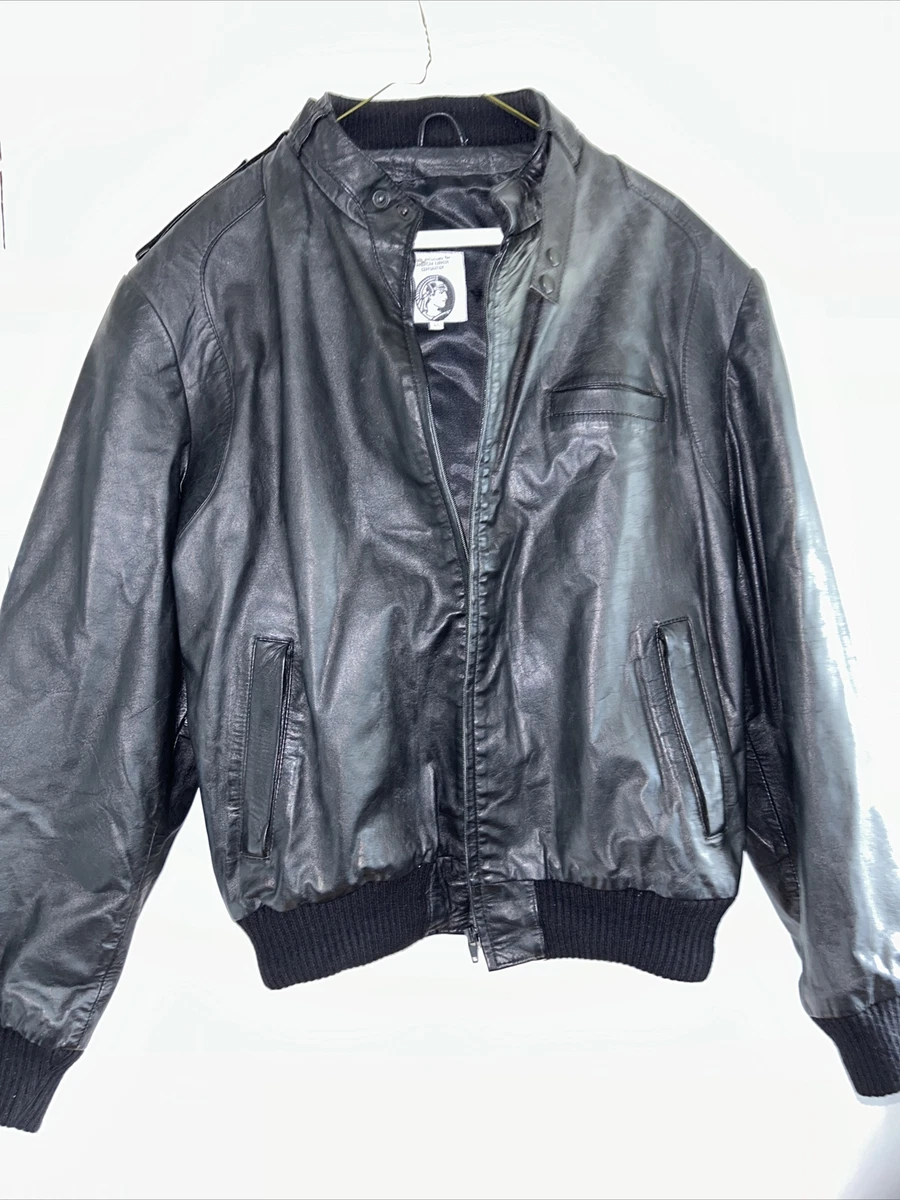 american express mens size 44 leather jacket eBay