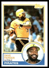 Dave Parker 1983 Topps #205 Pirates MLB READ FREE SHIPPING AutographDen