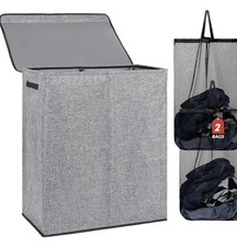 2 Sided Laundry Basket