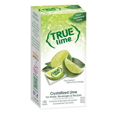 True Citrus TRUE LIME Water Enhancer, Bulk Dispenser, 100 Count (Pack of 1), 0 C