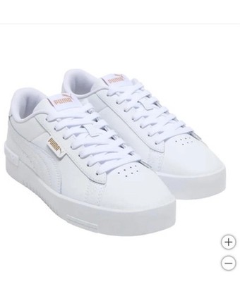 PUMA Court Jada Renew Casual Sneaker Women8.5 White Leather Classic Running Shoe