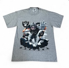 Vintage 1996 Oakland Raiders Nutmeg Breakthrough Sports T Shirt M Lee Sport Rare