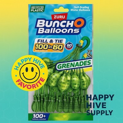  ZURU Bunch O Balloons ''Grenades'' Self-sealing Water Balloons 