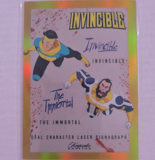 Invincible The Immortal Dual Laser Signagraph Card #367 2025 Serial  02/50