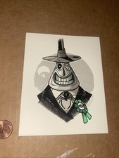 Tyler Stout Mayor Nightmare Before Xmas Disney Art Print Tim Burton  Pros N Cons