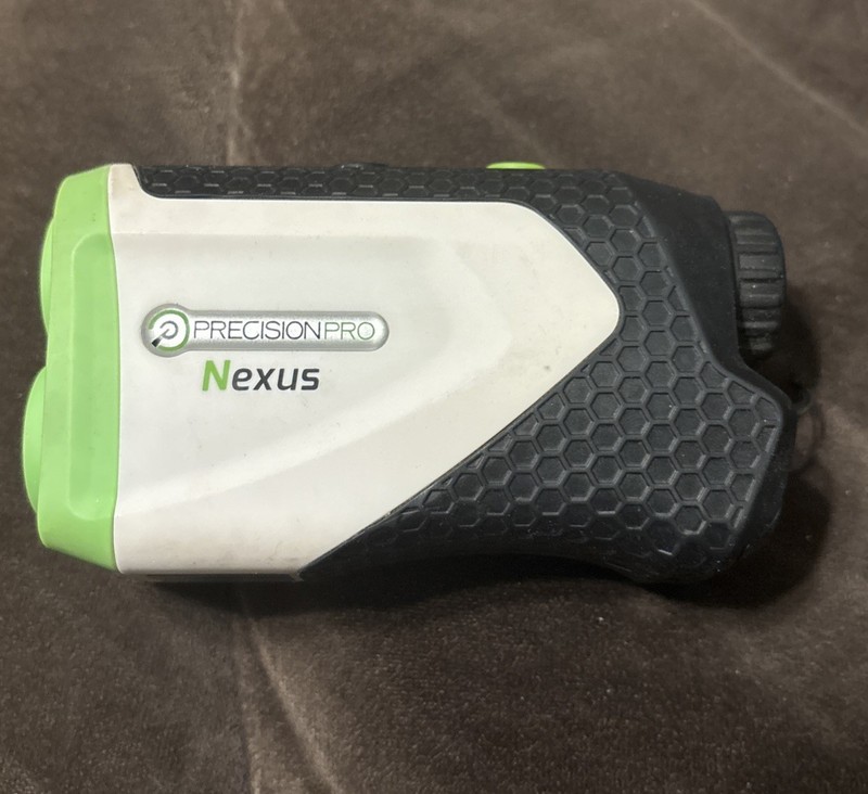 Precision Pro Nexus Golf Laser Rangefinder White/Green Tested Working Flag Lock
