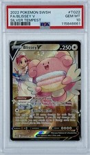 shiny mega pokemon cards Amazon.com: Blissey V TG22/TG30- Silver Tempest - Trainer Gallery