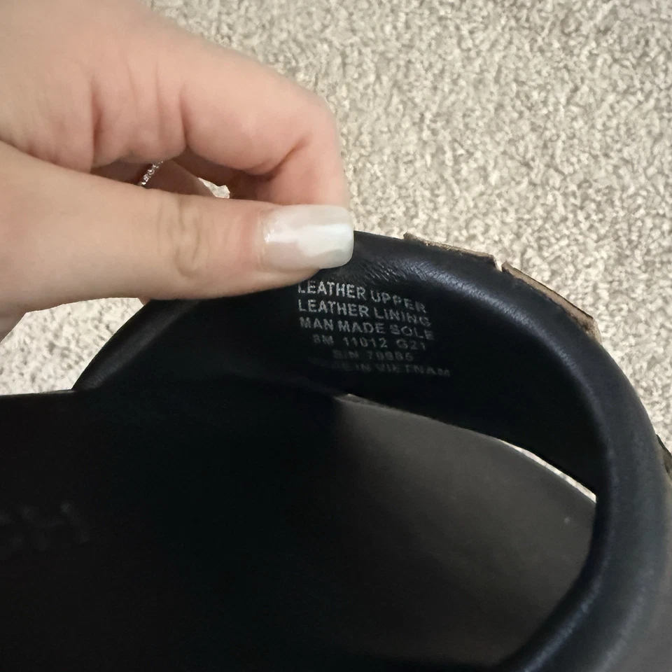 Босоножки-шлепанцы Tory Burch Double T Sport черная кожа женские размер 8 - Изображение 2 из 4