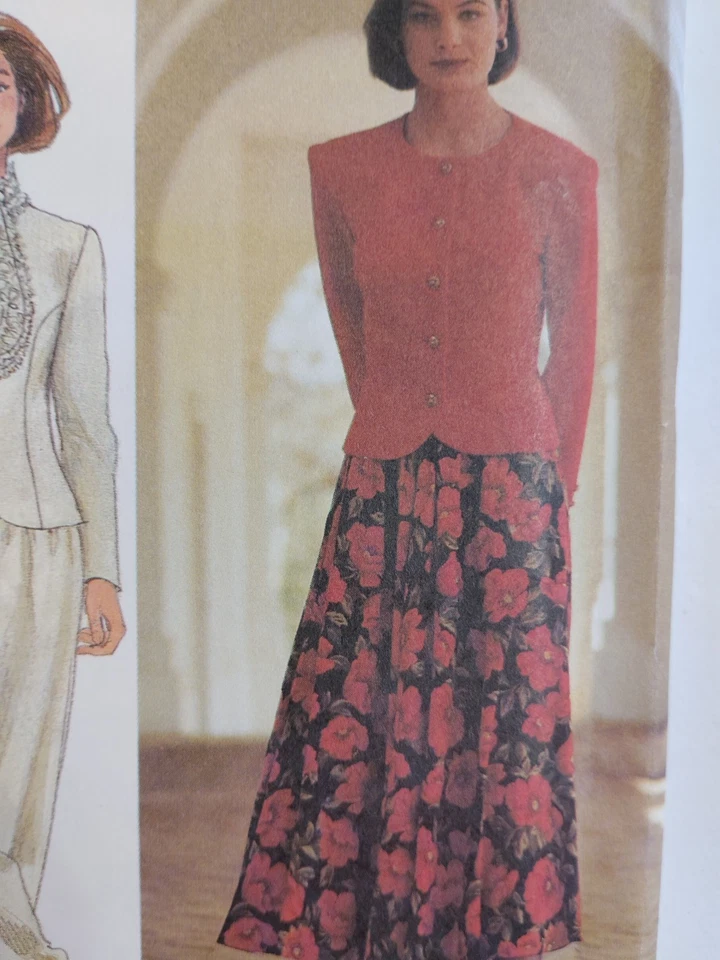Simplicity 8045 Skirt Pants Top Tie Sewing Pattern Ladies 6 8 10 12 UC Evening - Image 4 of 4