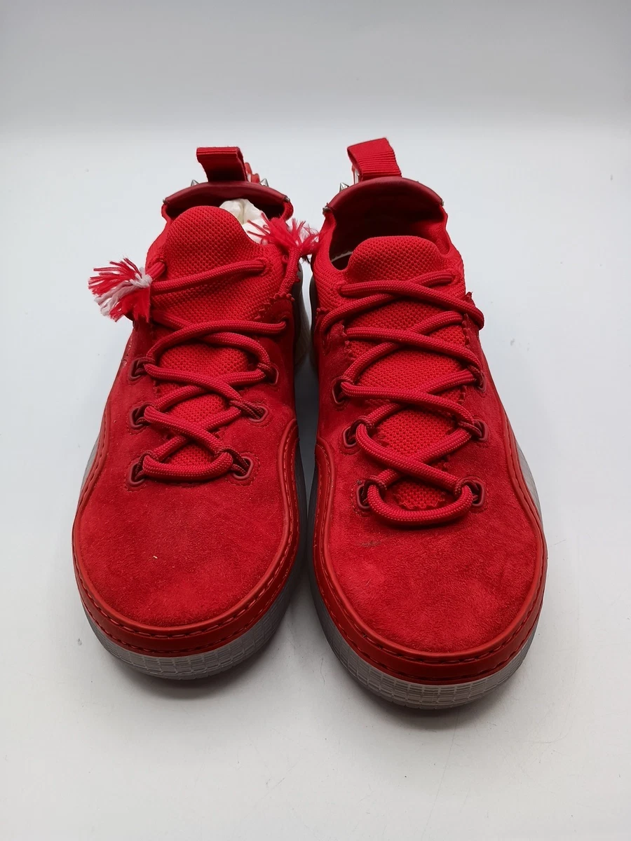 Men’s Christian Louboutin Red Suede Espadrille Shoes Christian Louboutin Nanou Orlato Men Espadrilles for... | Depop main image 4