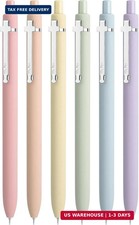 Mr. Pen- Bible Journaling Pens, 6 Pack, Black Ink Retractable Gel Pens 0.5 mm,