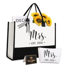 Mrs Bag 2026 Mrs Gifts,Bridal Shower Gifts for Wedding Bachelorette Mrs 2026