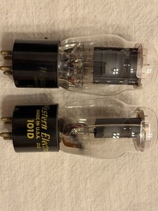 Pair WE 101D Western Electric tubes