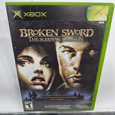 Broken Sword: The Sleeping Dragon (Microsoft Xbox, 2003) With Manual 